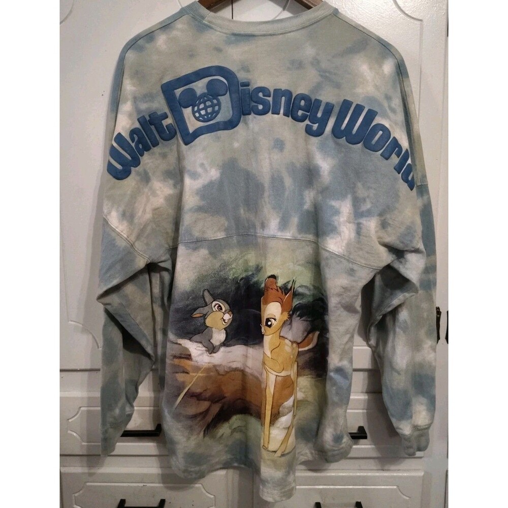 Disneyland Resort Spirit Jersey Long sleeve Bambi and Thumper Size Medium